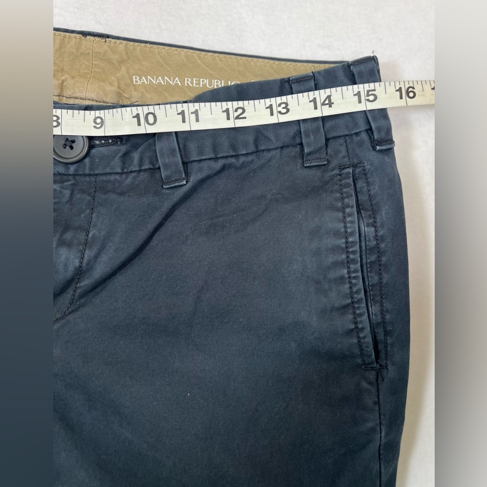BANANA REPUBLIC Women’s Low Rise Cropped Chino Navy‎ 0 Cotton Business Casual - Picture 11 of 11